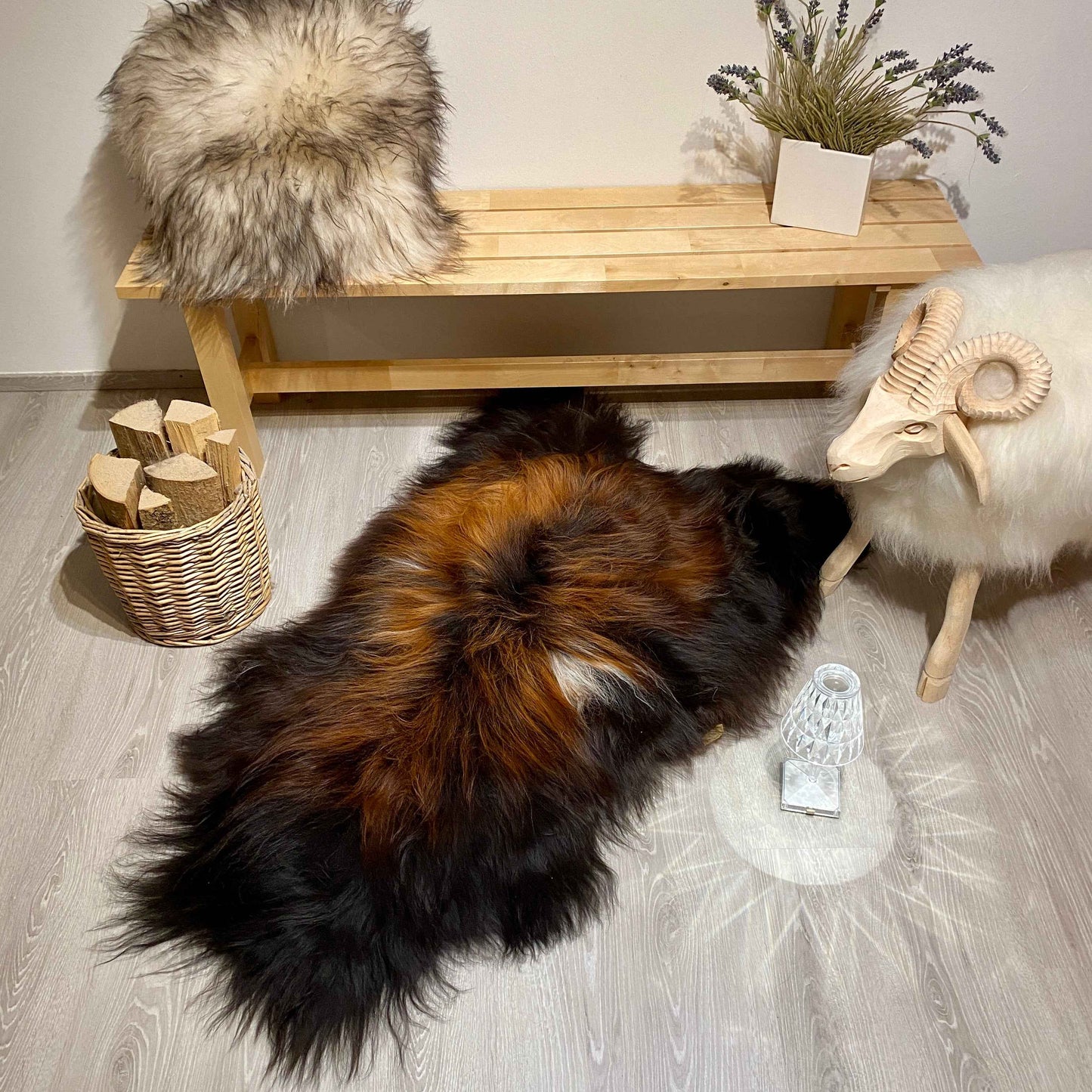 Island Schaffell XXL Einzelstück | Größe 140x80cm | Nr:1256