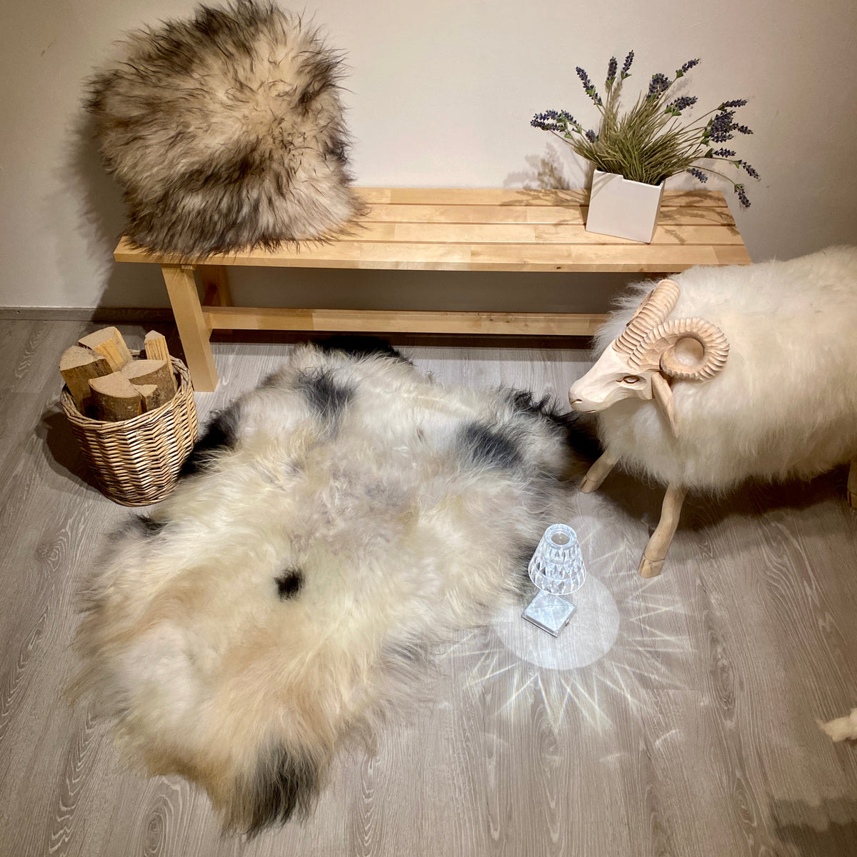 Island Schaffell Einzelstück L | Größe 130x80cm | Nr:1370