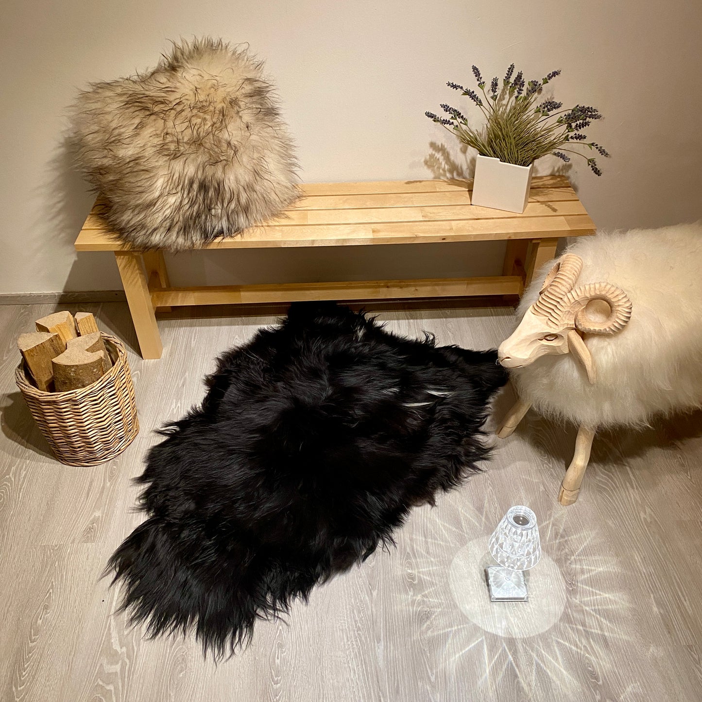 Island Schaffell XXL Einzelstück | Größe 130x80cm | Nr:1288