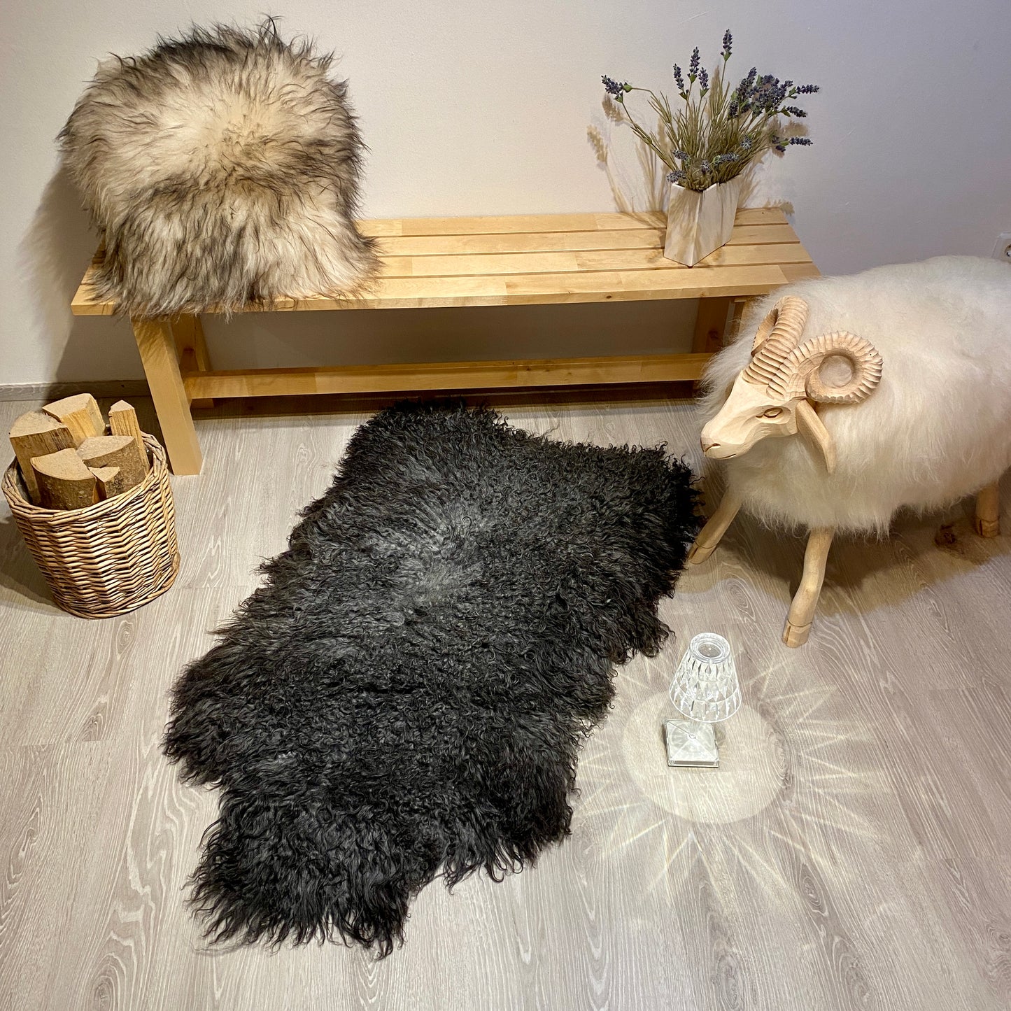 Gotland Schaffell | Einzelstück | Größe 130x80cm | Nr: 1235