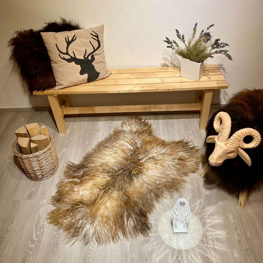 Island Schaffell gelockt Einzelstück | Größe 120x80cm | Nr:976