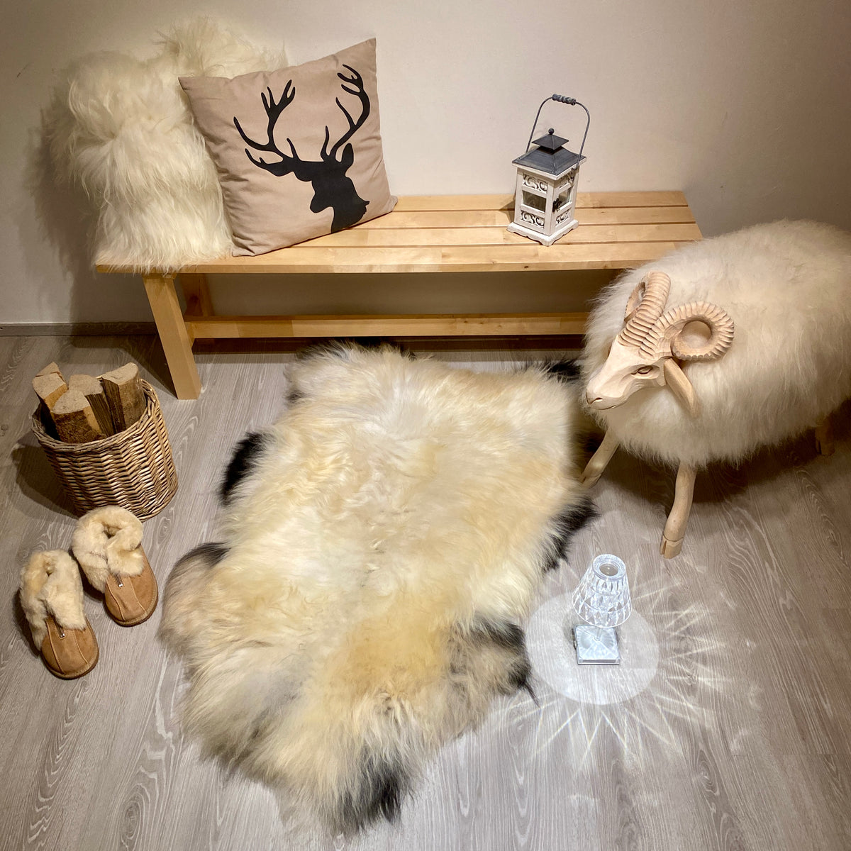 Island Schaffell Einzelstück L | Größe 130x80cm | Nr:1445