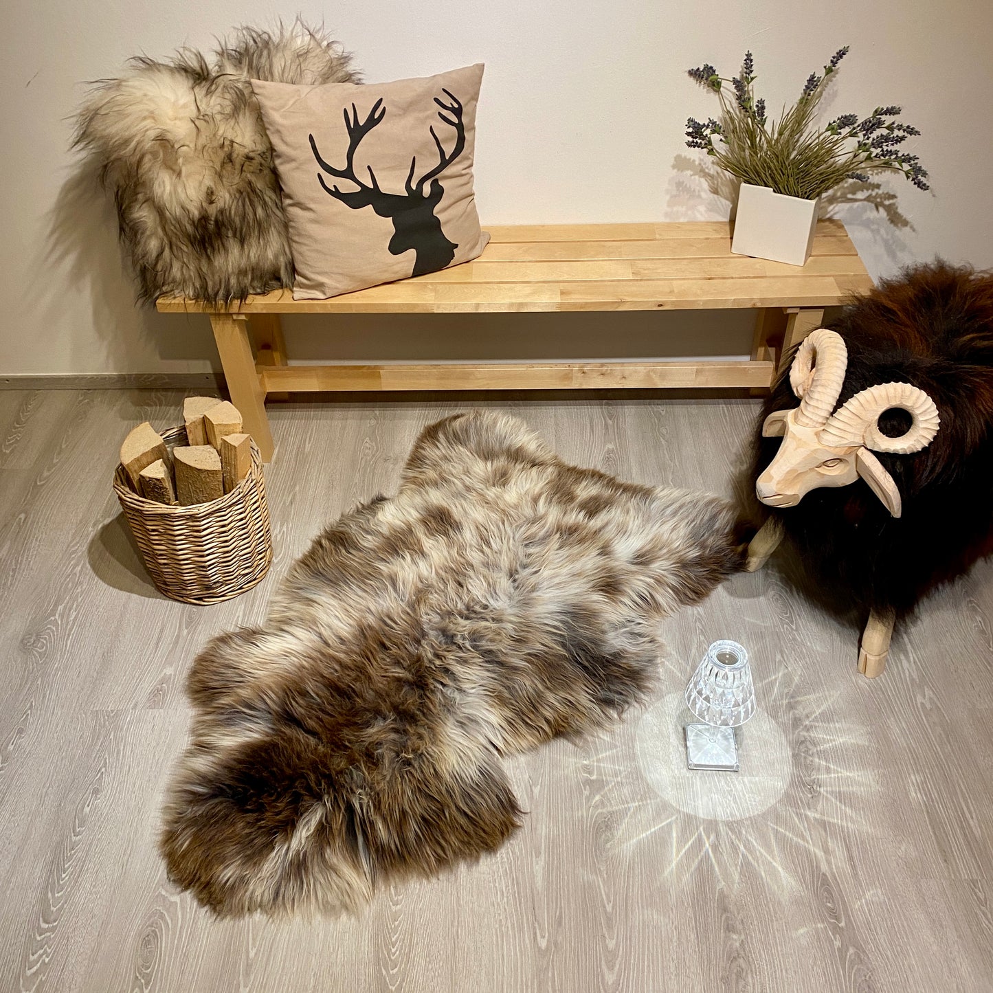 Schaffell XL Einzelstücke | Größe 120x70cm | Nr:1103