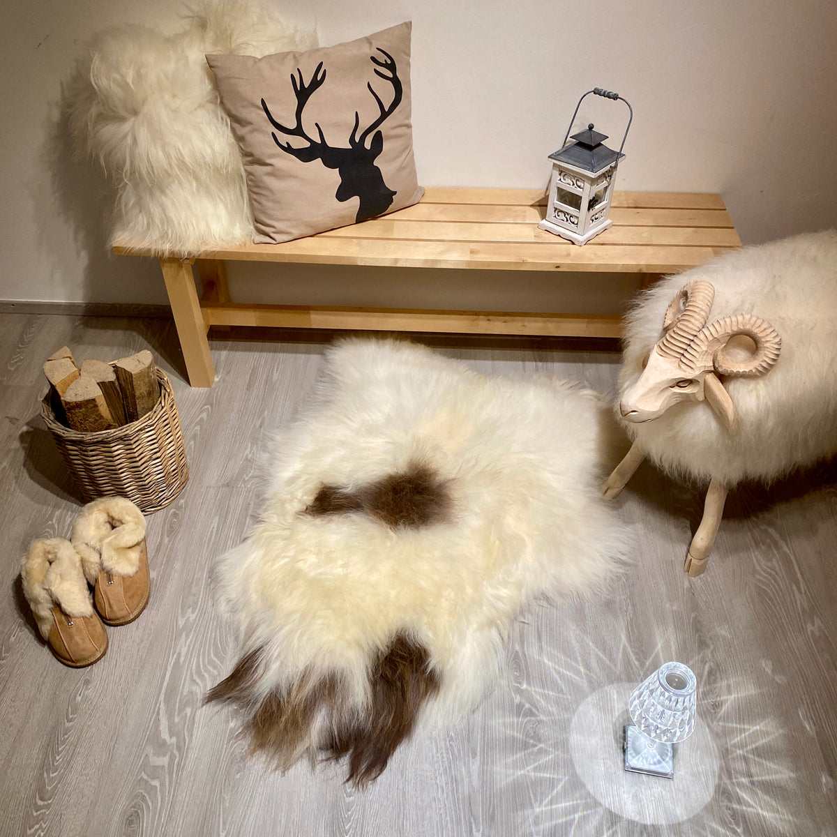 Island Schaffell Einzelstück L | Größe 130x80cm | Nr:1443
