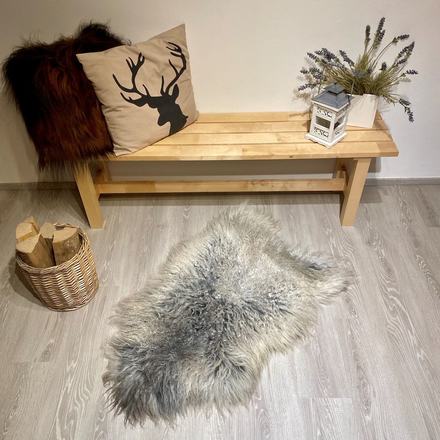 Gotland Schaffell grau