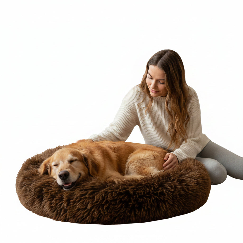 Lammfell Hundebett – Bequeme Schlafstätte für Ihren Hund kaufen – fellHaus