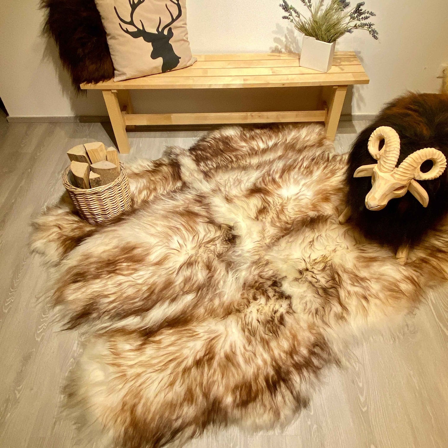 Teppich Form und Farbe selbst zusammenstellen - FellHaus