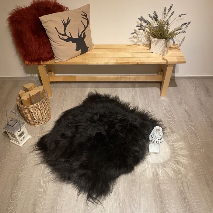 Island Schaffell schwarz