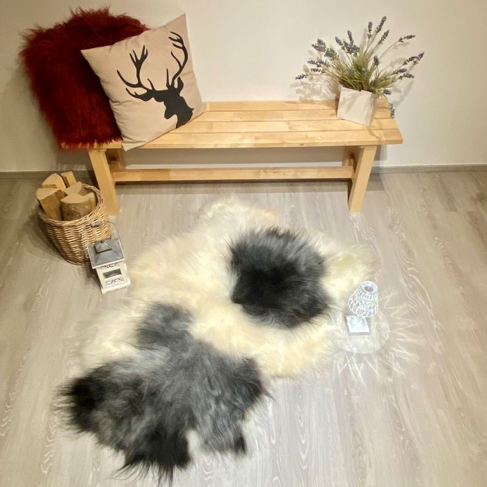 Island Schaffell XXL Einzelstück | Größe 130x90cm | Nr: 451