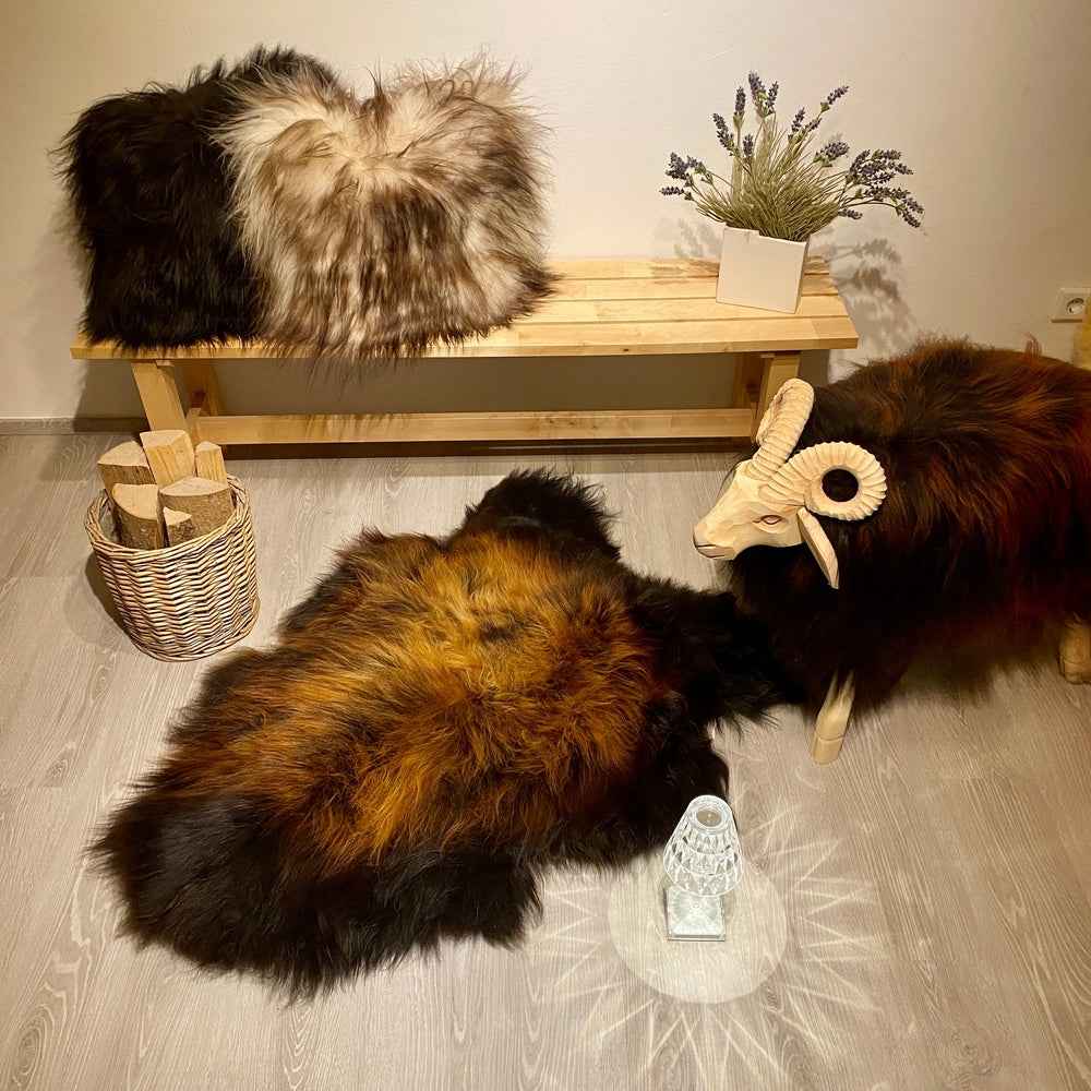 Island Schaffell XXL | Einzelstück | Größe 130x90cm | Nr:1011 - FellHaus
