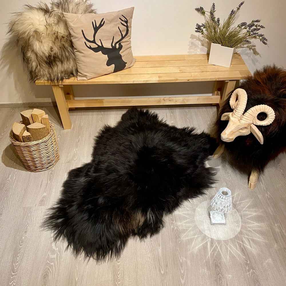 Island Schaffell XXL | Einzelstück | Größe 130x80cm | Nr:1079 - FellHaus