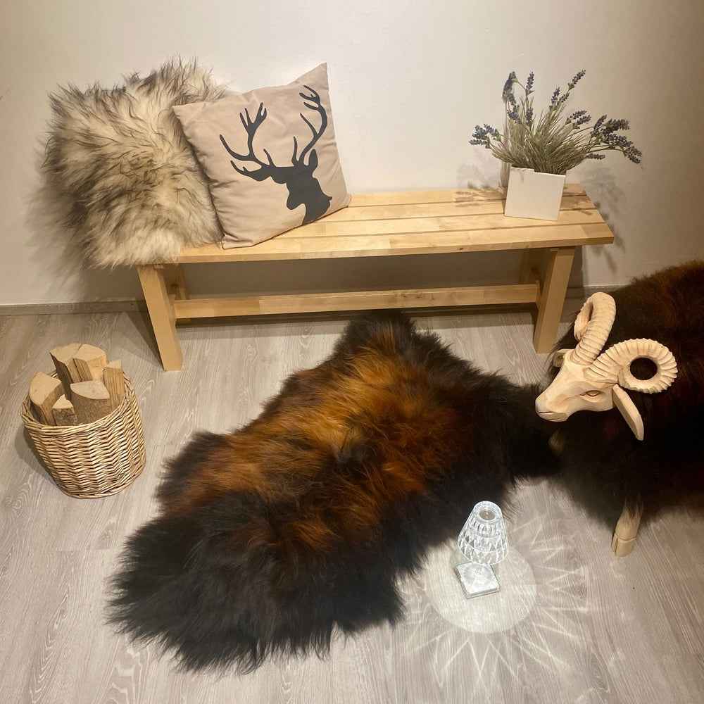 Island Schaffell XXL | Einzelstück | Größe 130x80cm | Nr:1044 - FellHaus