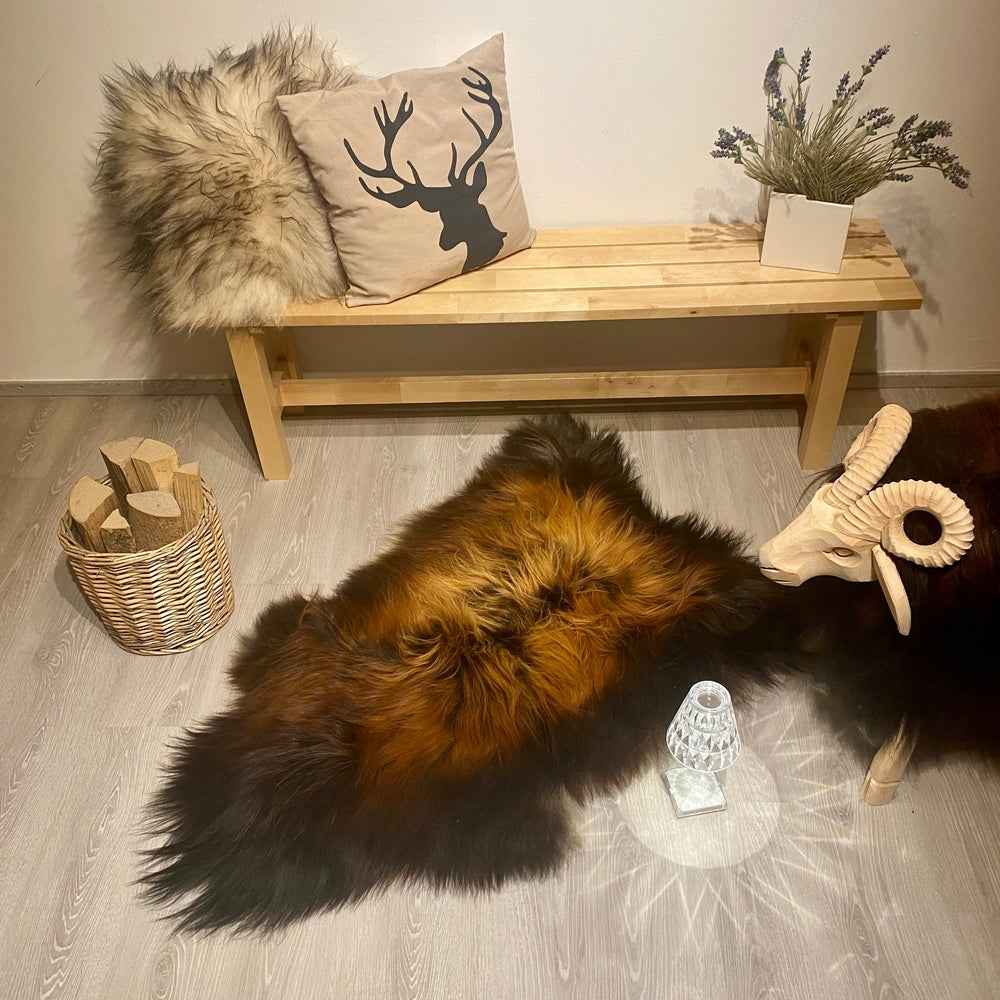 Island Schaffell XXL | Einzelstück | Größe 130x80cm | Nr:1045 - FellHaus