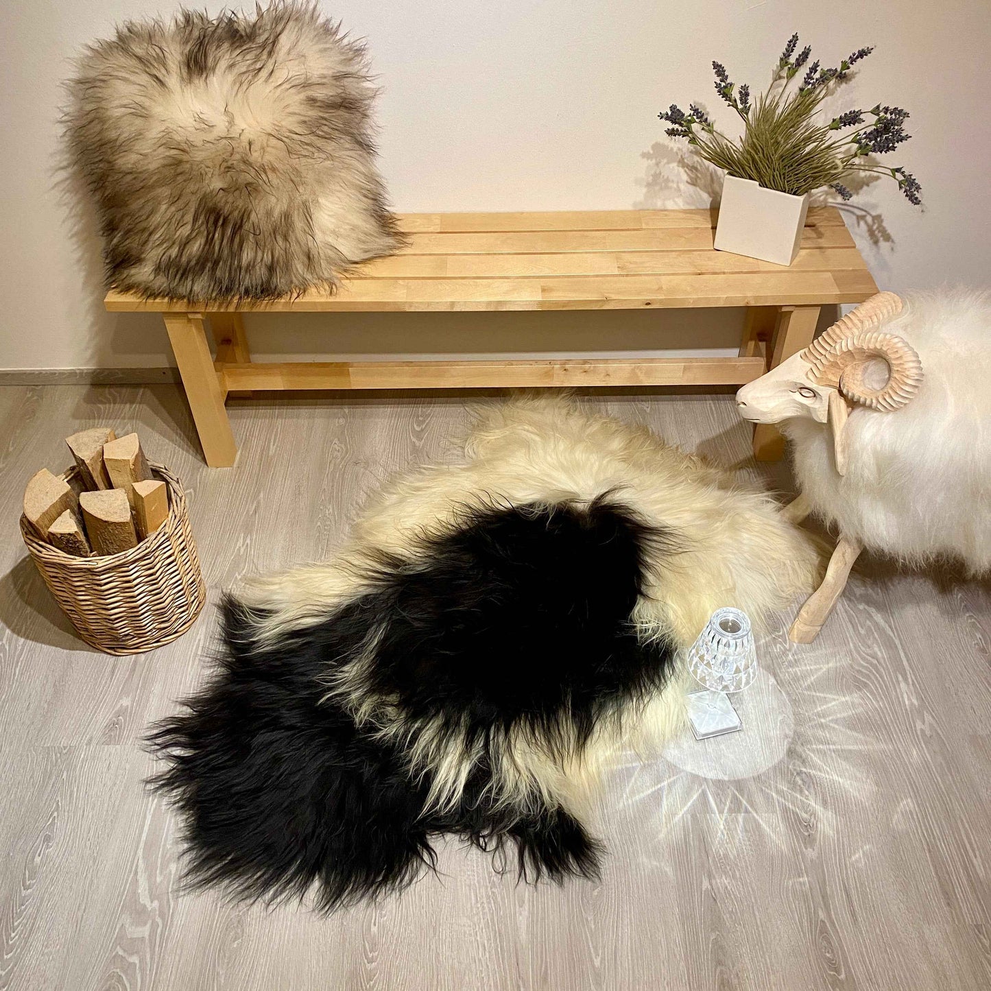 Island Schaffell XXL Einzelstück | Größe 140x80cm | Nr:1169 - FellHaus