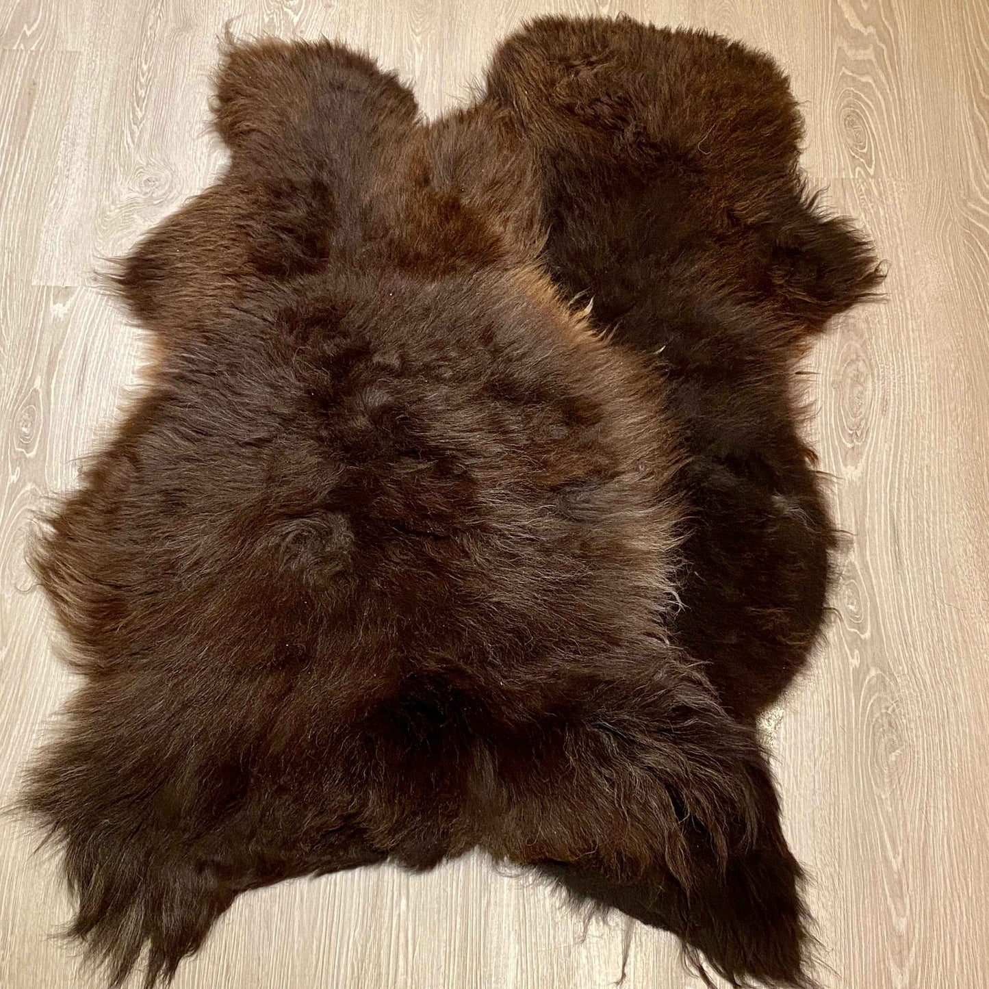 Schaffell C Ware | Braun | Länge: 100-120cm