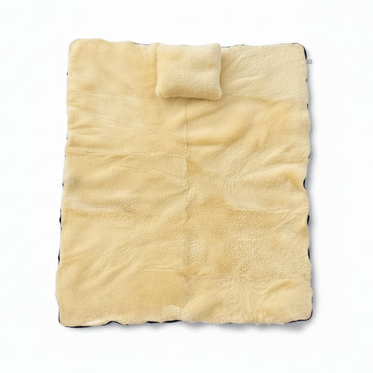 Schlafsack mit Kissen 200x80cm | Komfortable multifunktionale Decke für optimale Wärme - FellHaus