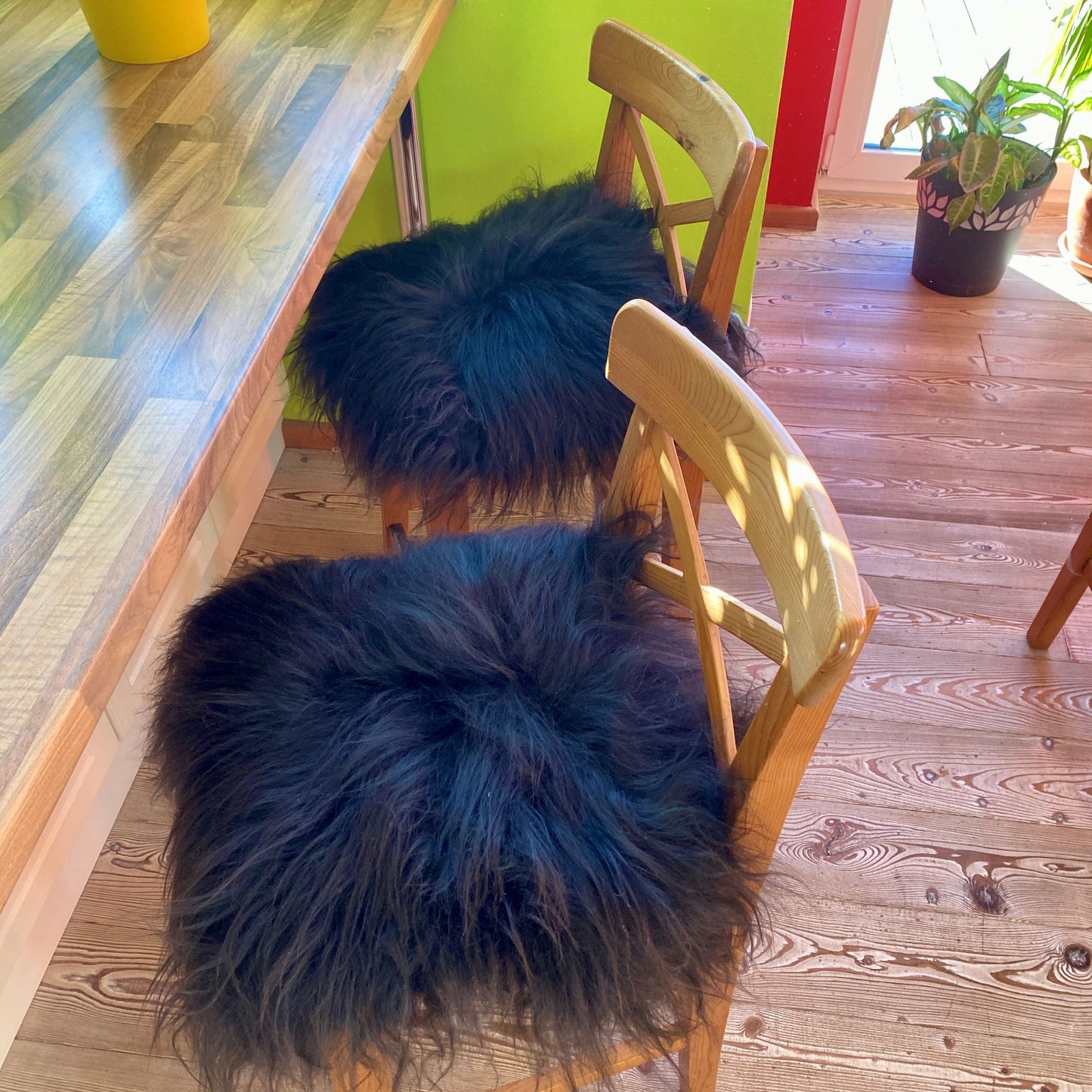 Sitzkissen Island Schwarz