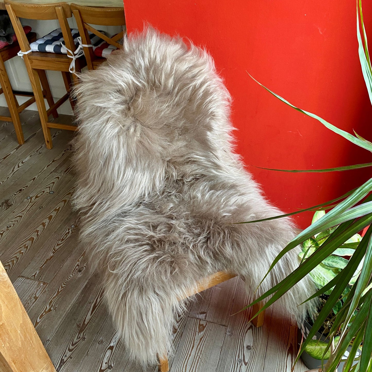 Fellbefestigung für Stuhl