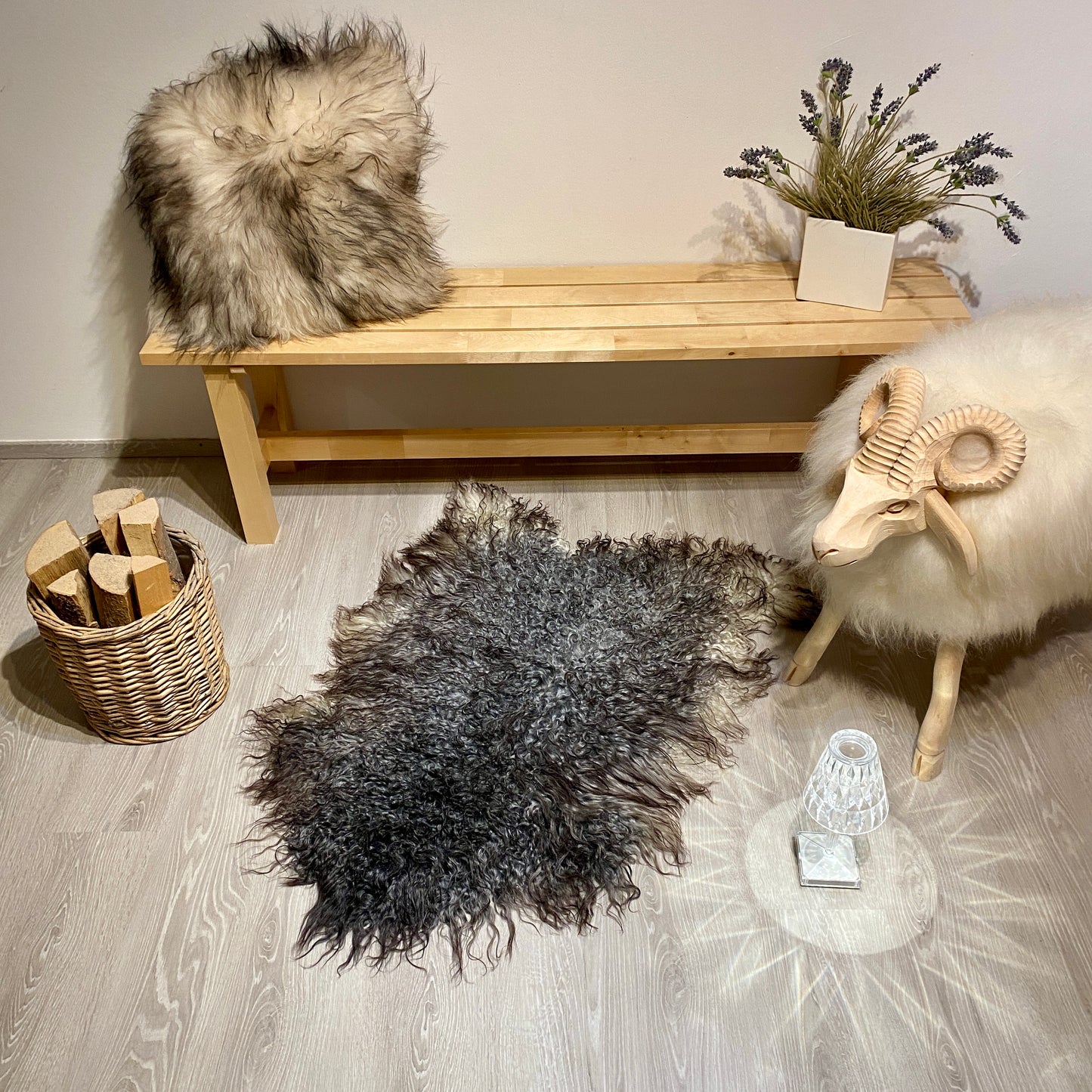 Gotland Schaffell | Einzelstück | Größe 100x70cm | Nr: 1269