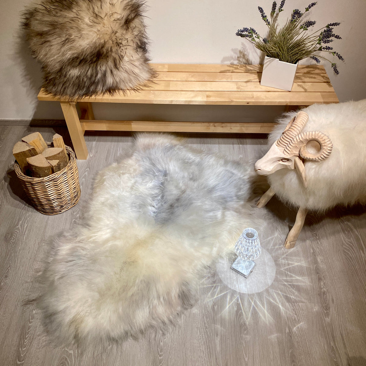 Island Schaffell Einzelstück L | Größe 130x80cm | Nr:1369