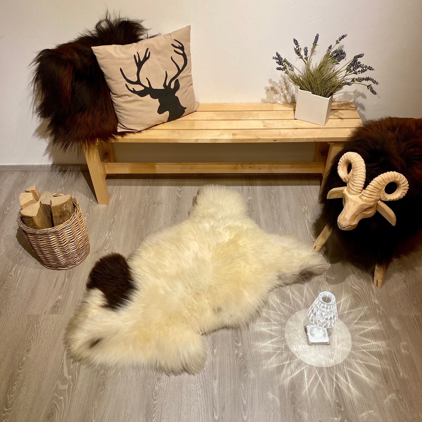 Schaffell XXL Einzelstücke | Größe 110x70cm | Nr:949