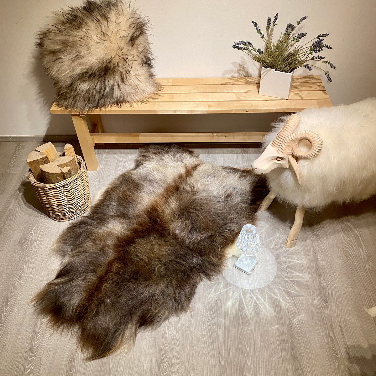 Island Schaffell Einzelstück L | Größe 130x80cm | Nr:1368