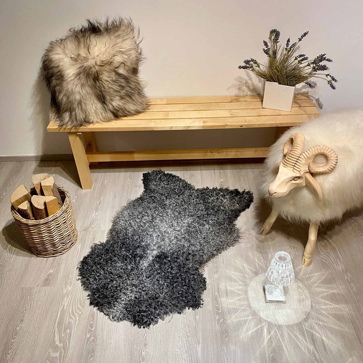 Gotland Schaffell | Einzelstück | Größe 100x60cm | Nr: 1273