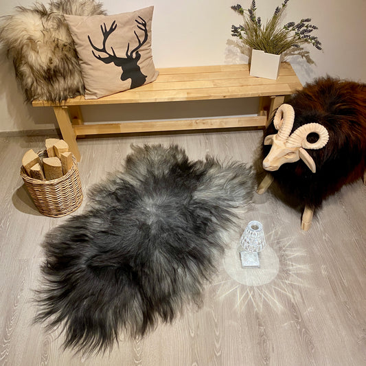 Island Schaffell XXL | Einzelstück | Größe 130x80cm | Nr:1090