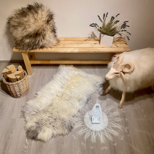 Merino Schaffell Einzelstück L | Größe 120x60cm | Nr:1342