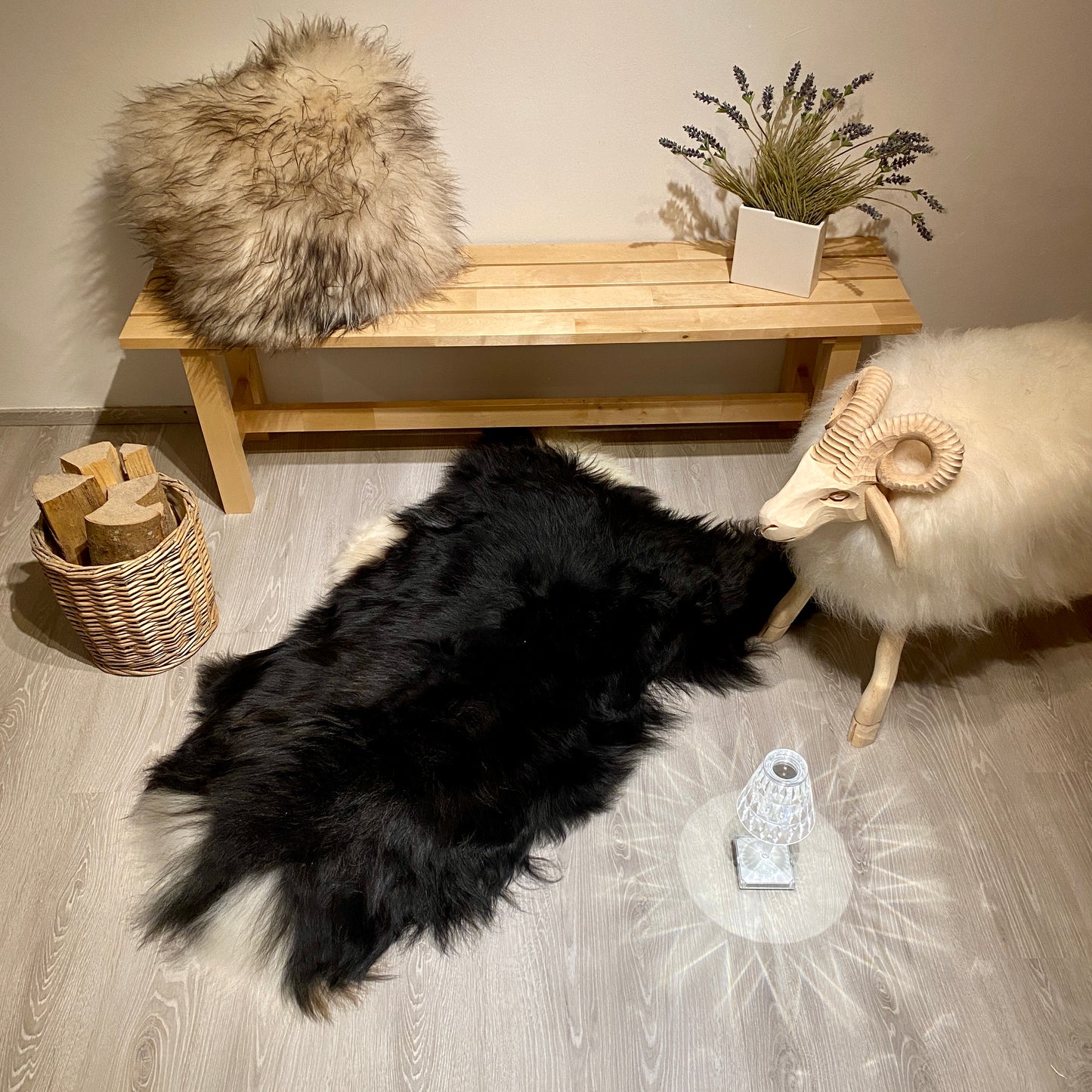 Island Schaffell XXL Einzelstück | Größe 140x80cm | Nr:1292