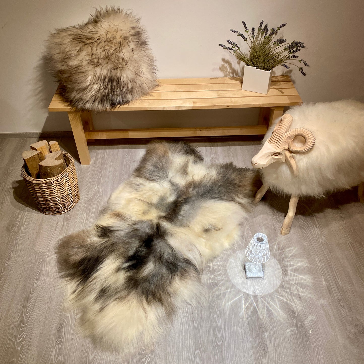 Island Schaffell XXL Einzelstück | Größe 140x80cm | Nr:1286