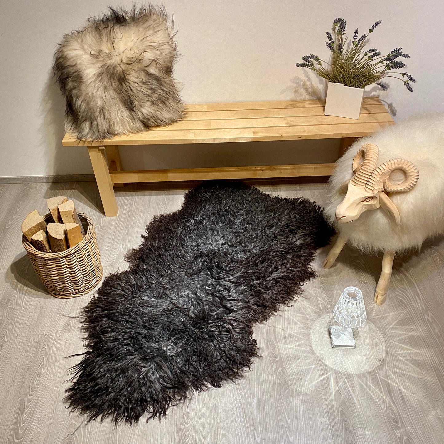 Gotland Schaffell | Einzelstück | Größe 130x80cm | Nr: 1260