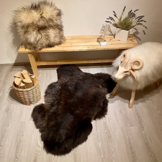 Merino Schaffell Einzelstück L | Größe 120x70cm | Nr:1318
