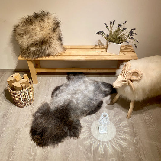 Merino Schaffell Einzelstück L | Größe 130x60cm | Nr:1336