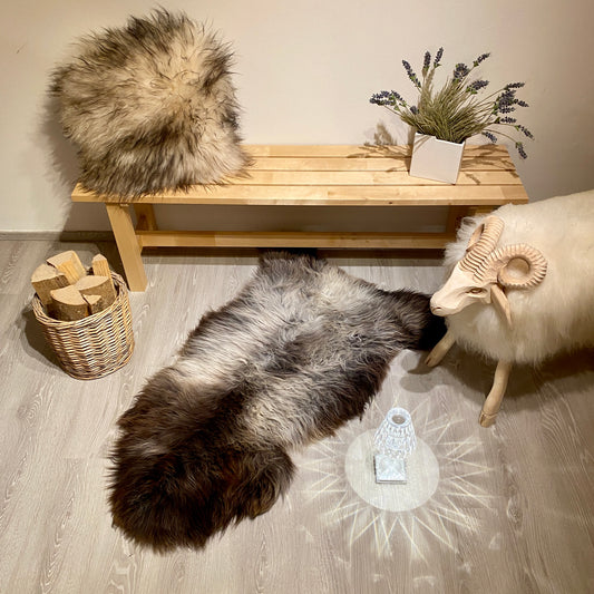 Merino Schaffell Einzelstück L | Größe 130x60cm | Nr:1335