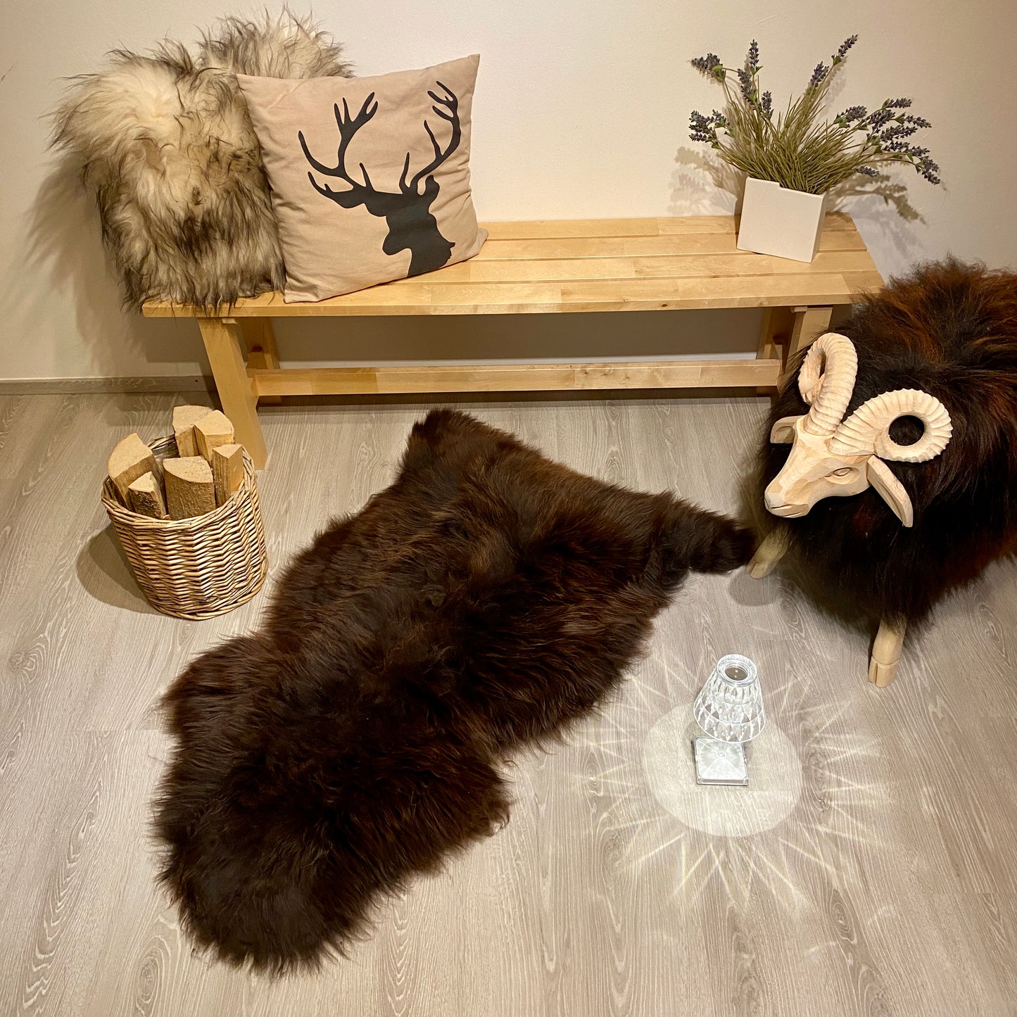 Schaffell XL Einzelstücke | Größe 120x70cm | Nr:1104