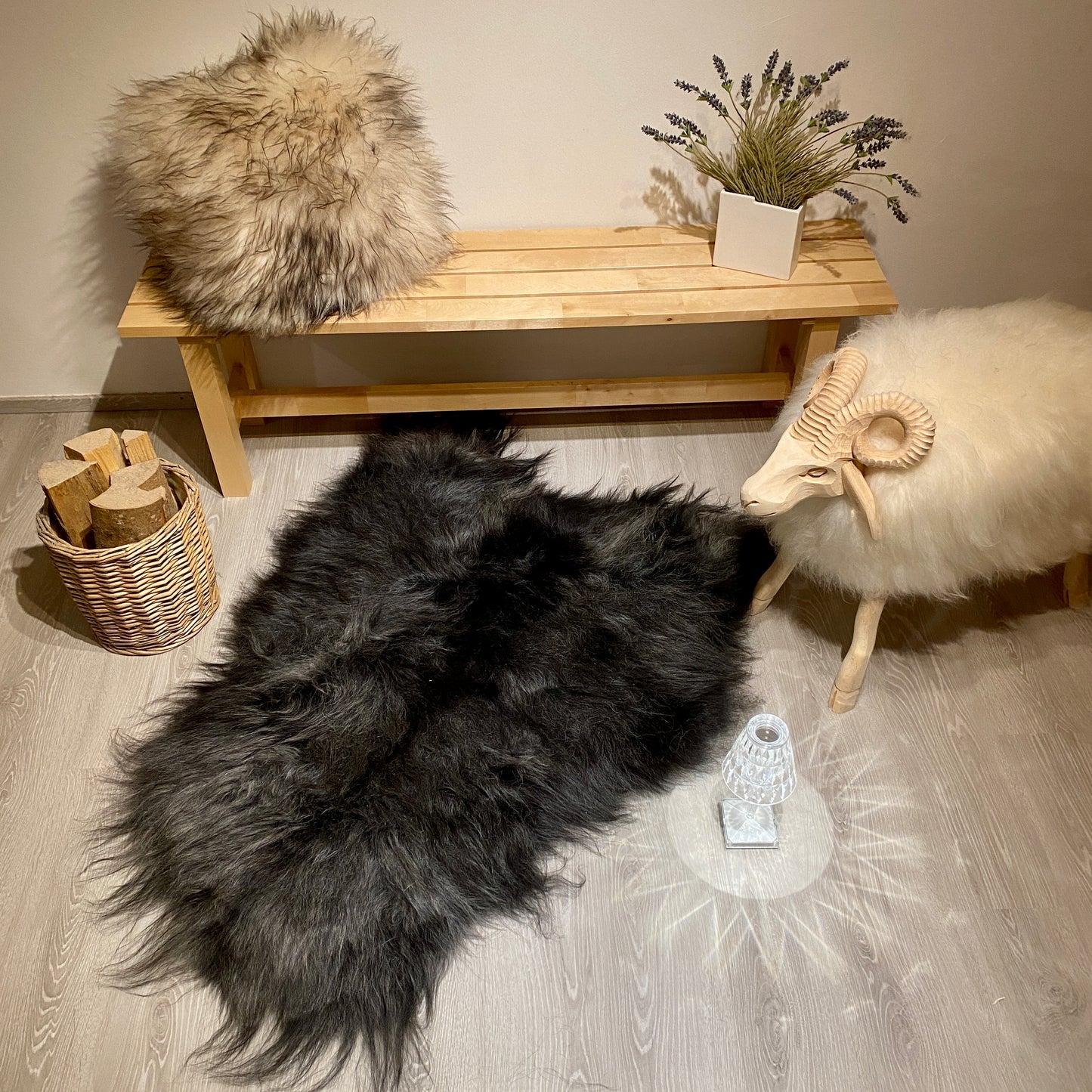 Island Schaffell XXL Einzelstück | Größe 140x80cm | Nr:1287