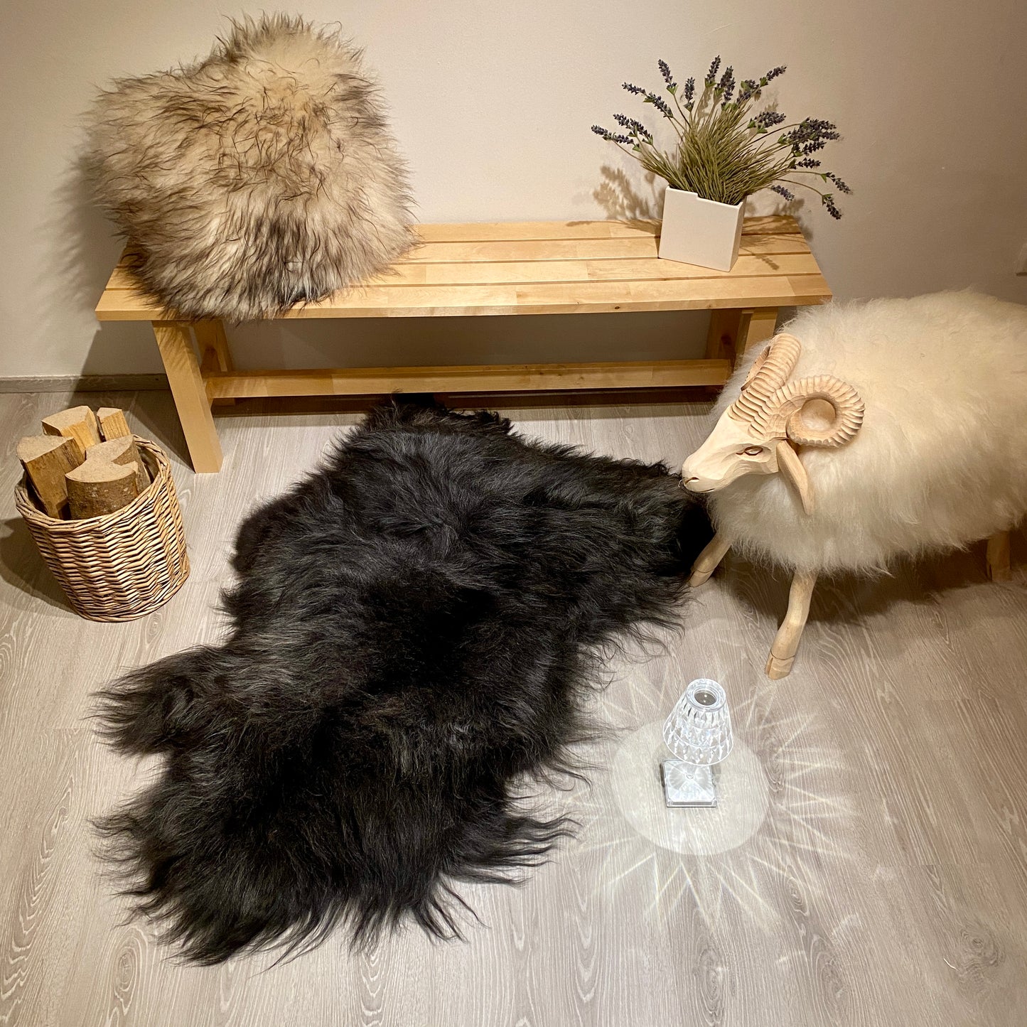 Island Schaffell XXL Einzelstück | Größe 140x80cm | Nr:1289