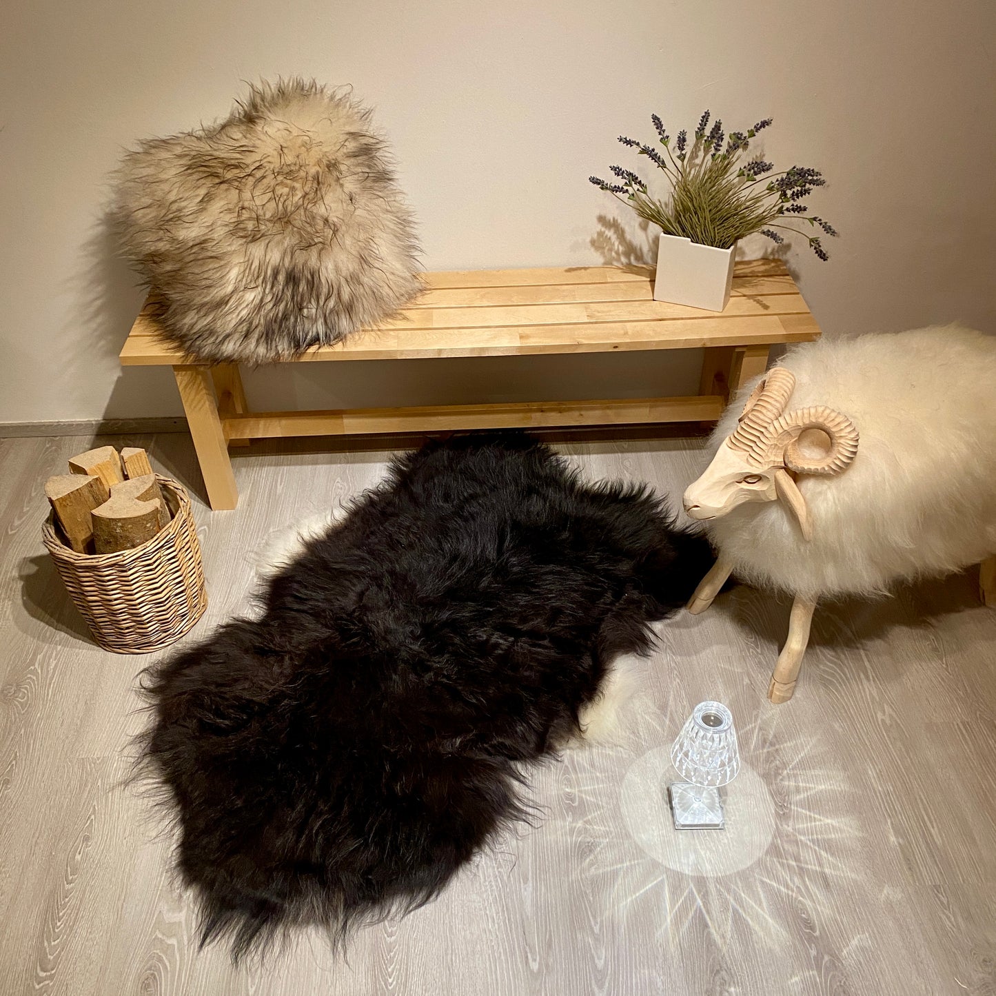Island Schaffell XXL Einzelstück | Größe 140x80cm | Nr:1290