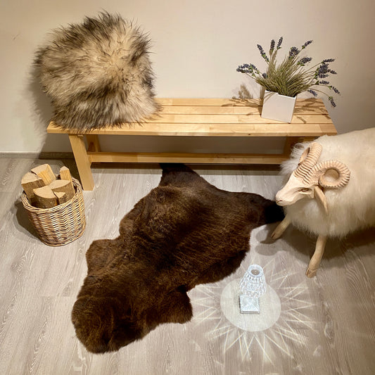 Merino Schaffell Einzelstück L | Größe 130x70cm | Nr:1340