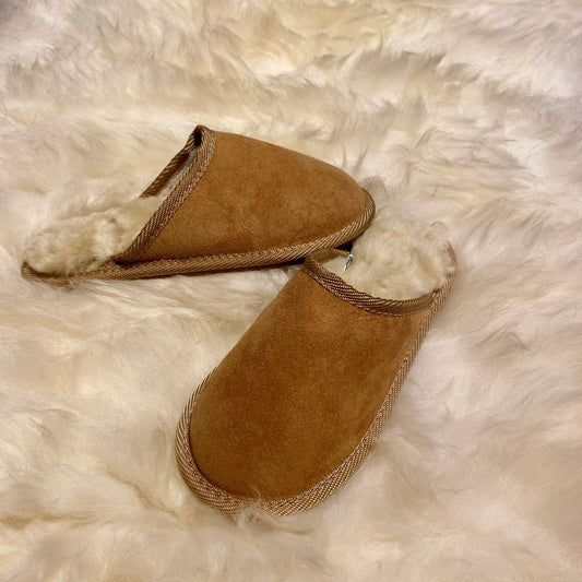 Lammfell Hausschuh | Unisex | Beige