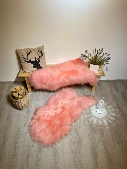 Iceland sheepskin pink