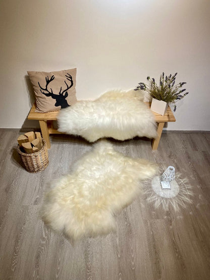 Iceland sheepskin white