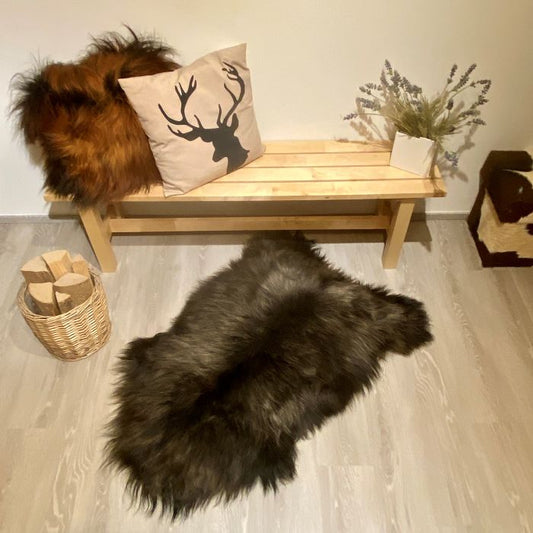 Island Schaffell Einzelstück  braun