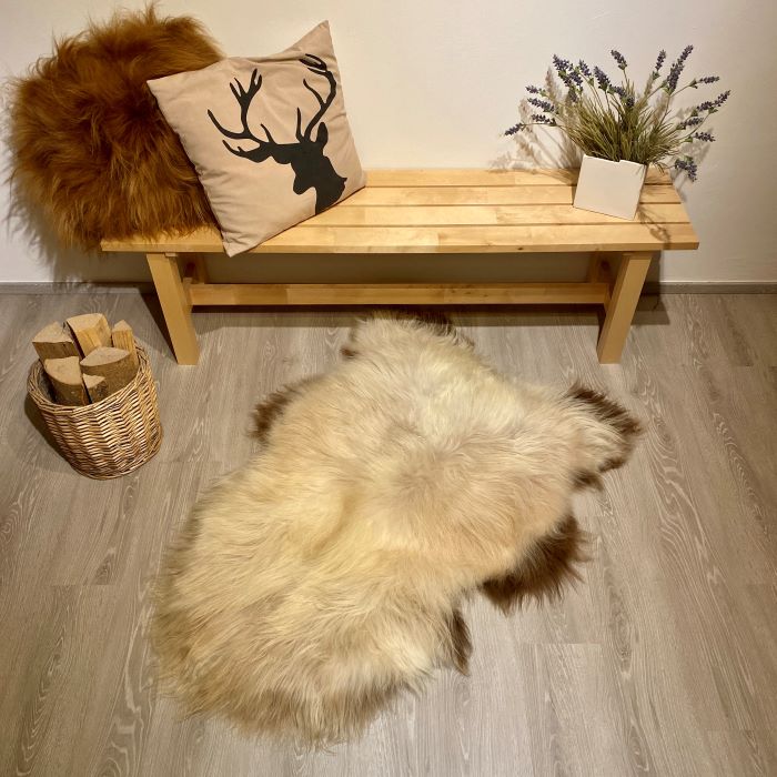 Island Schaffell Einzelstück beige