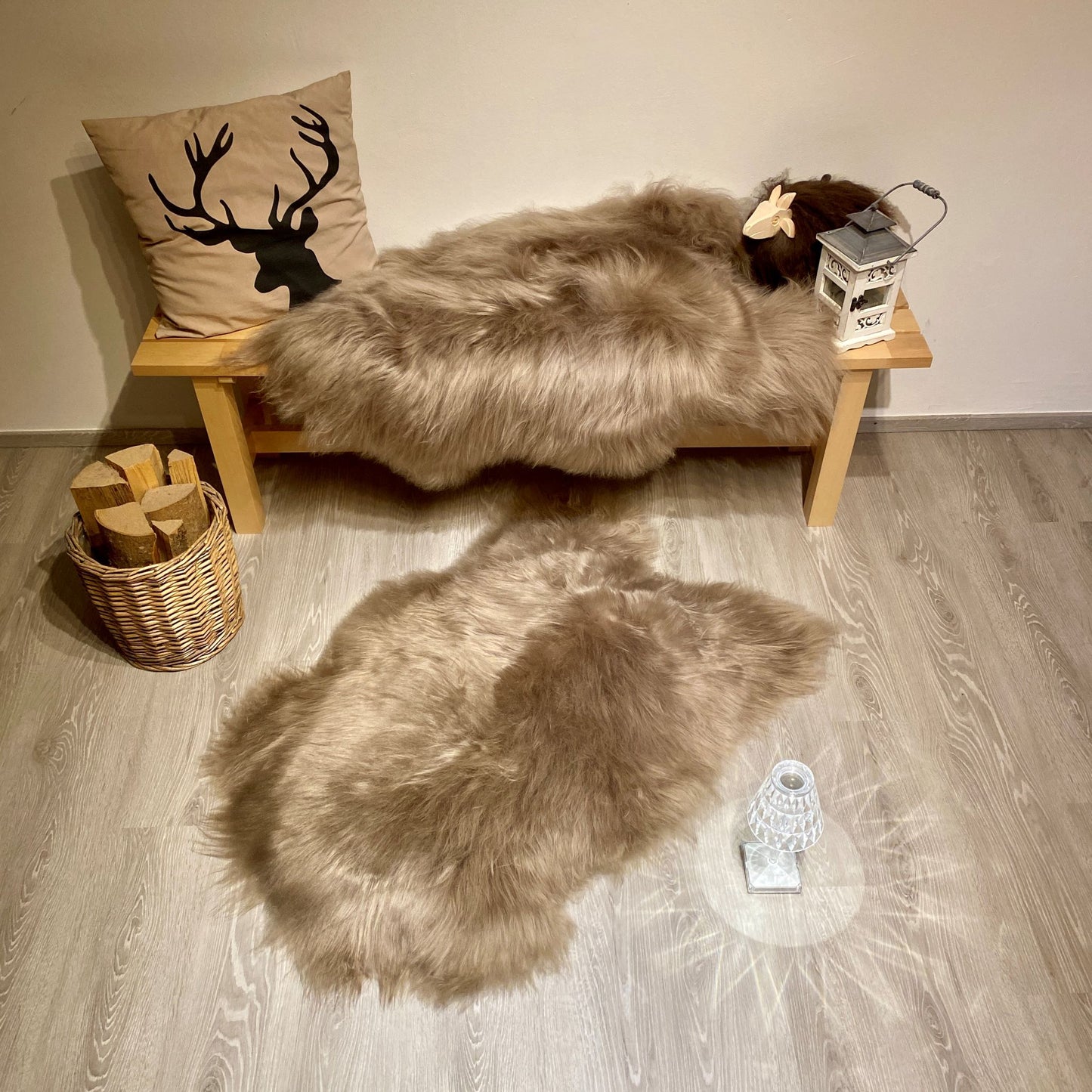 Island Schaffell Greige