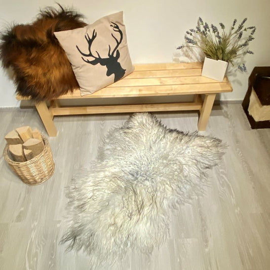 Island Schaffell gelockt Einzelstück | Größe 120x80cm | Nr: 752