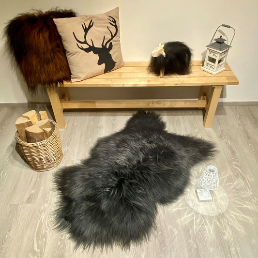 Island Schaffell | Farbe: Schiefer