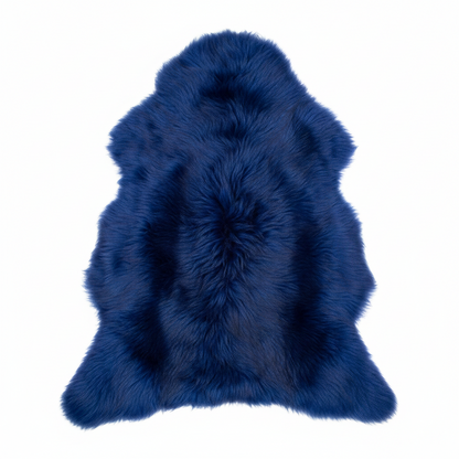 Island Schaffell Blau