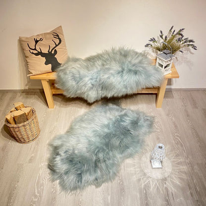 Island Schaffell | Länge: 100-120cm | Farbe: Jade